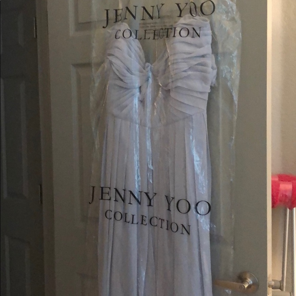 Jenny Yoo Size32 Bridesmaid Gown:Mira,Whisper Blue